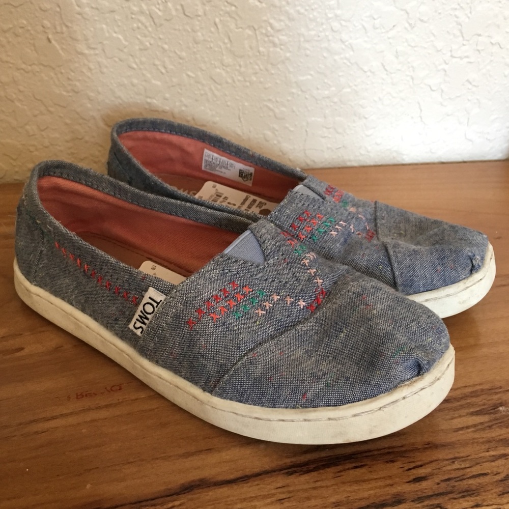 🌈 TOMS denim blue